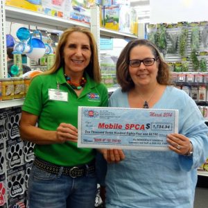 B&B Pet Stop, the Gulf Coast's largest independent pet store, GIVES BACK to Mobile in a variety of ways, such as the popular Round Up for Charity program.