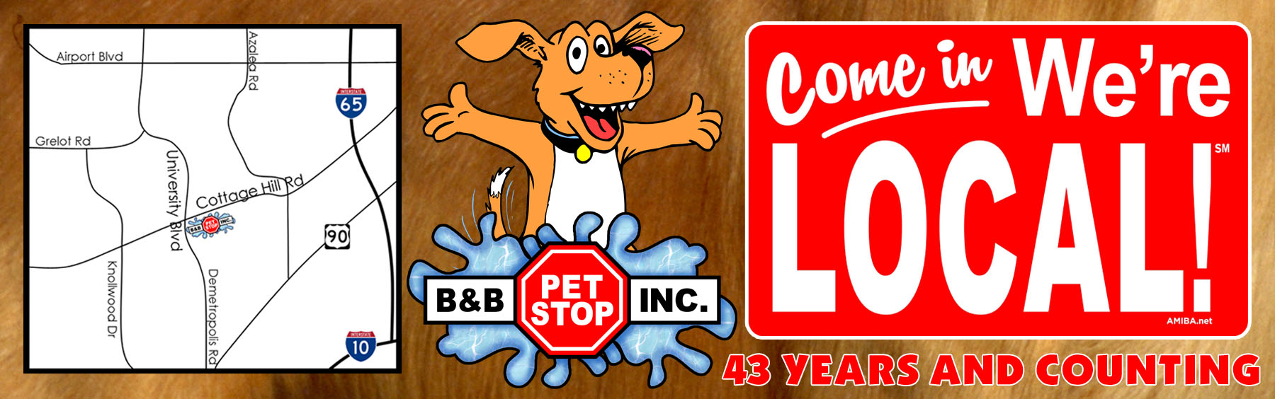B&B Pet Stop is your local pet store